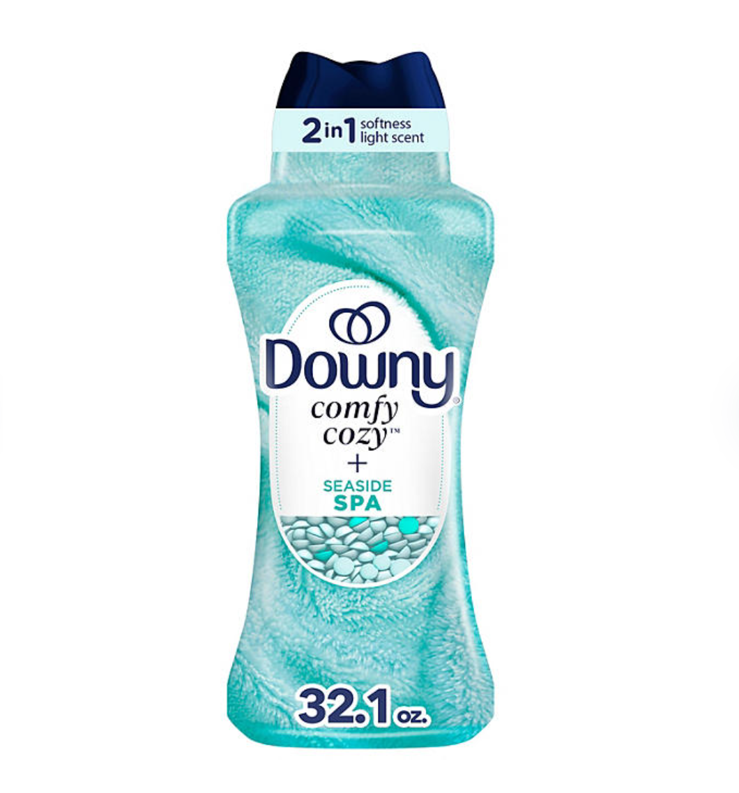 Downy Comfy Cozy In-Wash Laundry Scent Booster Beads, Seaside Spa Scent, 32.1 oz. - Bellso